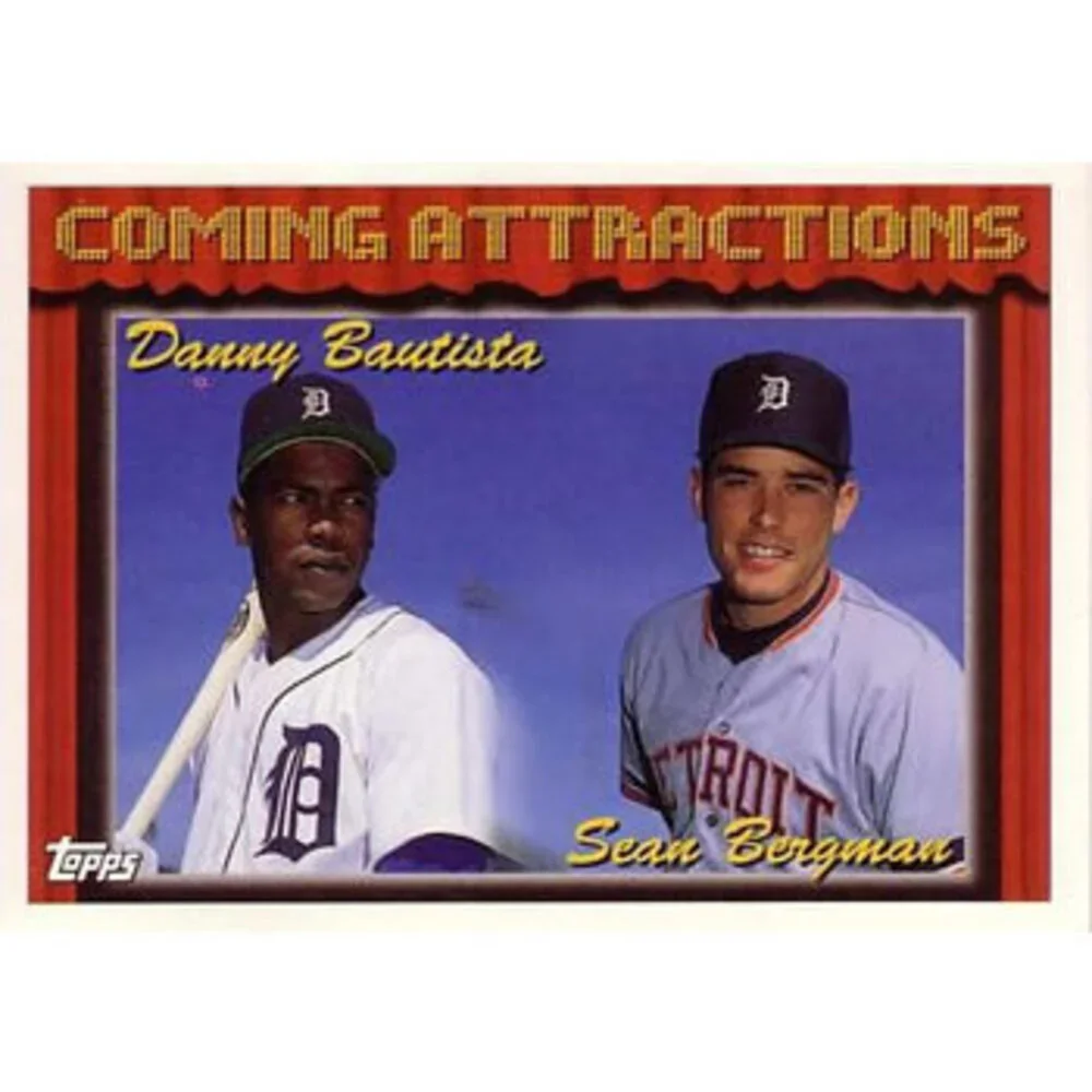 1994 Topps Danny Bautista / Sean Bergman CA, RC # 768 Detroit Tigers
